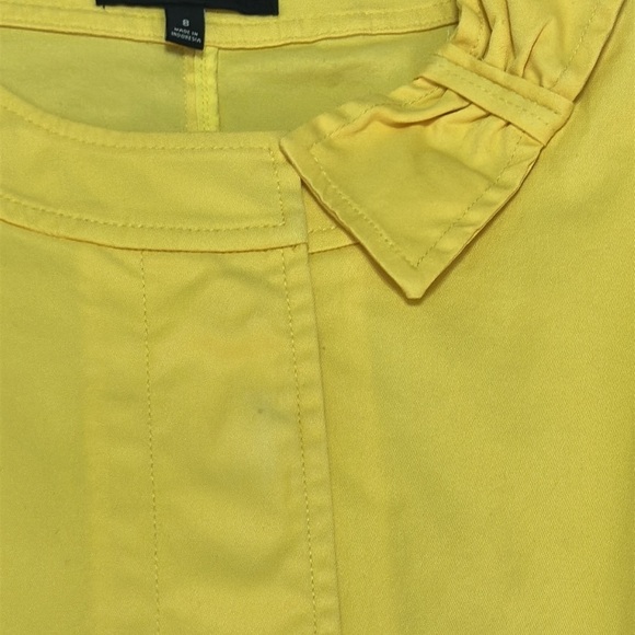 TALBOT’S Bright Yellow 3/4 Sleeve Jacket Size 8 - Picture 9 of 10